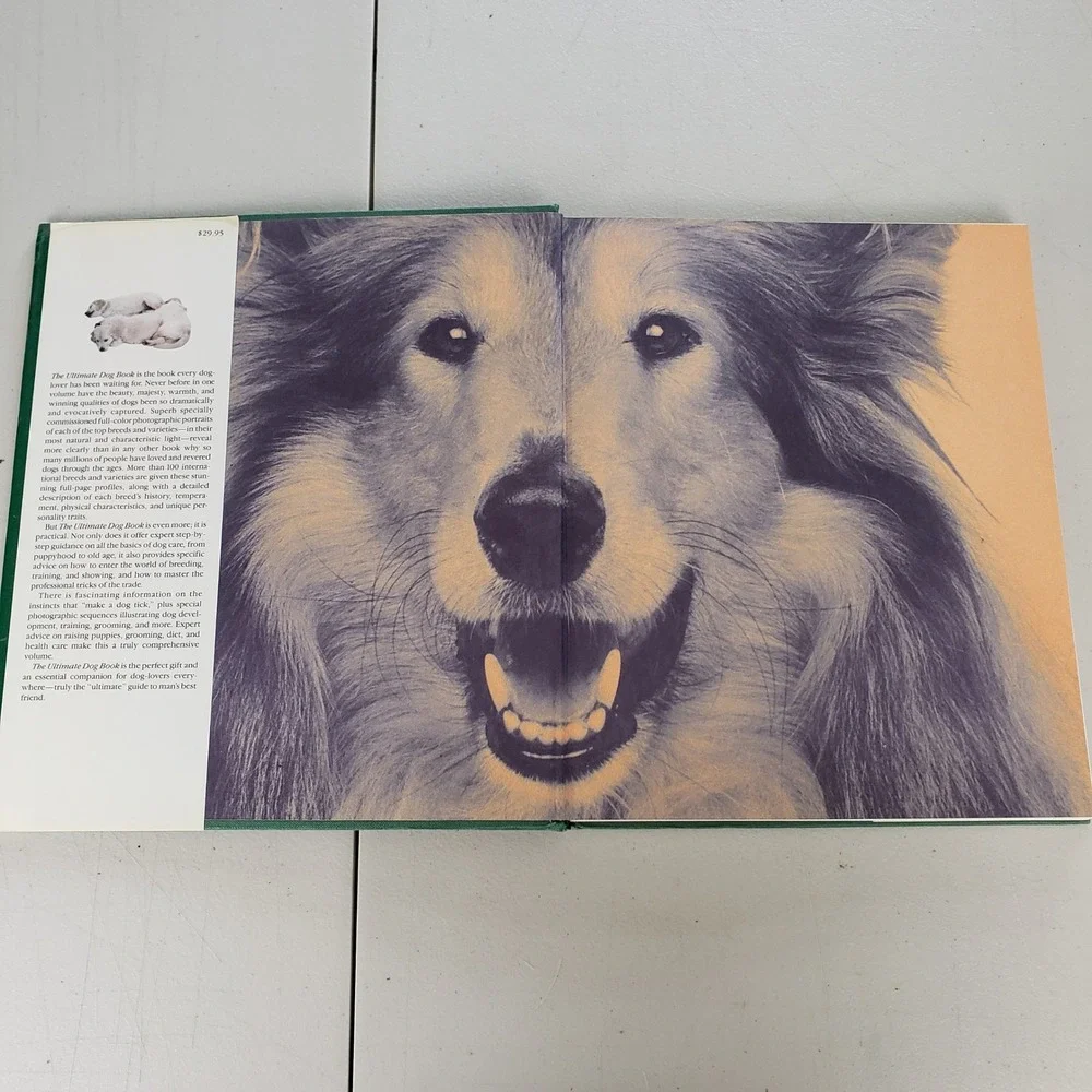 The Ultimate Dog Book David Taylor Hardcover 1990 Illustrated Breeds Guide